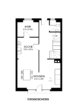 Grundriss Erdgeschoss - Reetgedecktes Reihenmittelhaus in idyllischer Lage von 23936 Blüssen