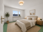 Schlafzimmer - virtuell möbliert - RESERVIERT! Bezugsfreie 3-Zimmer-Eigentumswohnung mit sonnigem Süd-West-Balkon in gefragter Lage