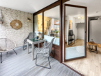 Terrasse - Strandnahes, möbliertes Apartment in Travemünde – vielseitig nutzbar