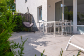 Terrasse - Travemünde-Priwall: Stilvolle Ferienwohnung mit großer Terrasse in Strandnähe