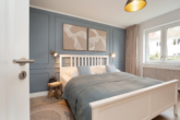 Schlafzimmer - Travemünde-Priwall: Stilvolle Ferienwohnung mit großer Terrasse in Strandnähe