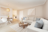 Wohn- und Essbereich - Travemünde-Priwall: Stilvolle Ferienwohnung mit großer Terrasse in Strandnähe
