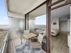 Balkon - Urlaub beginnt hier: Möbliertes Apartment direkt am Strand von Travemünde