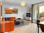 RESERVIERT! - Travemünde / Priwall - Komfortable, möblierte Ferienwohnung mit Terrasse - Wohnzimmer