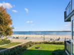 Blick aus der Wohnung - Meerblick inklusive – 1-Zimmer-Strandapartment in Travemünde